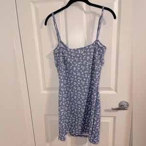 Streetwear Society Blue Floral Dress Size Large
